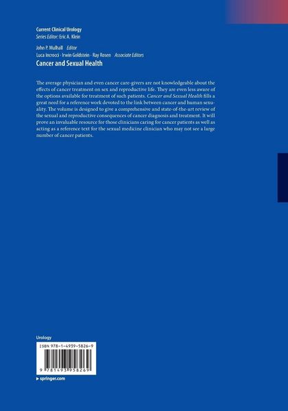Produktbild: Cancer and Sexual Health