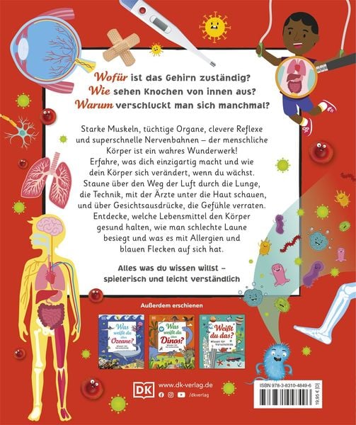 Wissen für Vorschulkids. Was weißt du über den Körper?