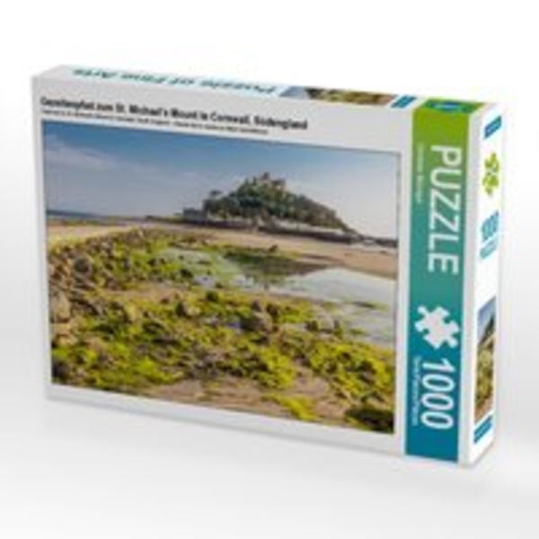 CALVENDO Puzzle Gezeitenpfad zum St. Michael’s Mount in Cornwall, Südengland 1000 Teile Lege-Größe 64 x 48 cm Foto-Puzzle Bild von Christian Müringer