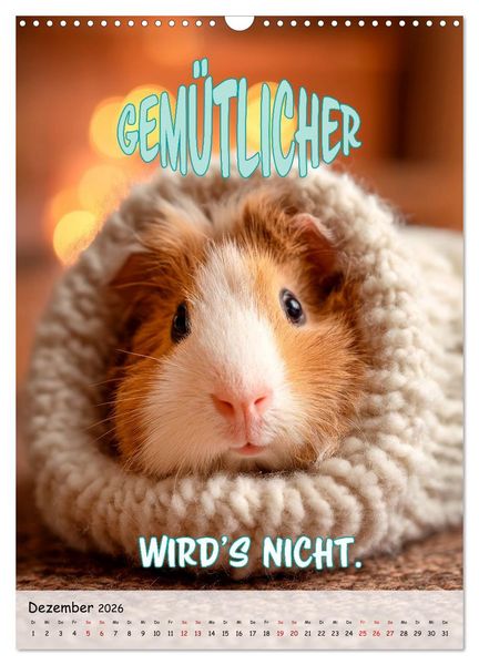 Produktbild: Tierisch erwischt (Wandkalender 2026 DIN A3 hoch), CALVENDO Monatskalender