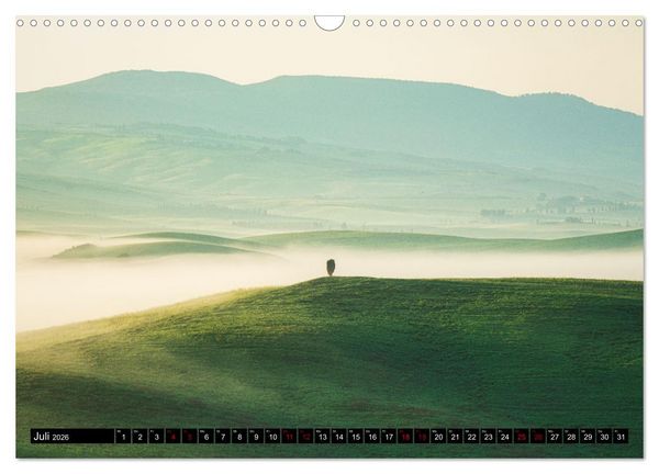 Produktbild: DIE TOSKANA IM FR&Uuml;HLING (Wandkalender 2026 DIN A3 quer), CALVENDO Monatskalender