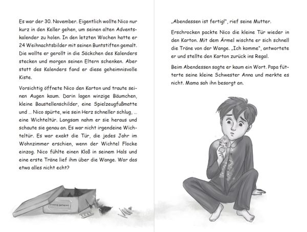 Produktbild: Wichtel-Adventskalender-Buch | Eine magische Wichtelgeschichte f&uuml;r Kinder von 4 bis 10 Jahren | Nico und Flocke im Land der Wichtel | Zum Vorlesen & Selbstlesen im Advent | F&uuml;r Erstleser