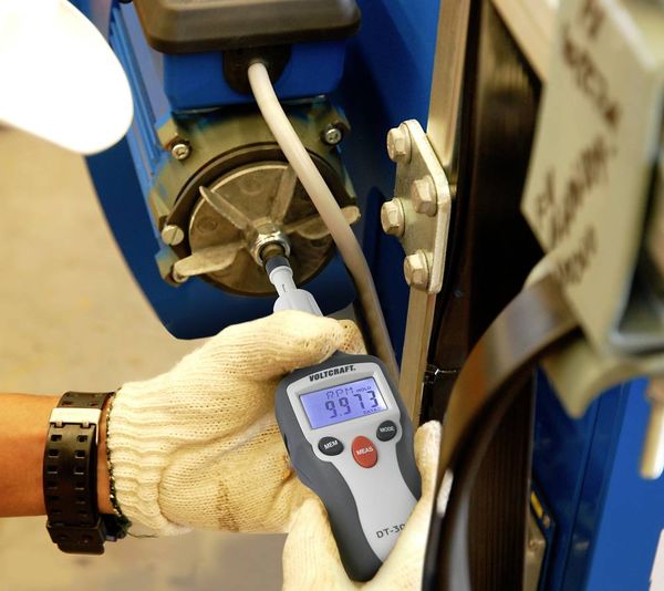 Produktbild: VOLTCRAFT DT-30LK Drehzahlmesser mechanisch, optisch 2 - 20000 U/min 2 - 200000 U/min
