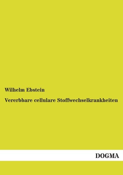 Produktbild: Vererbbare cellulare Stoffwechselkrankheiten