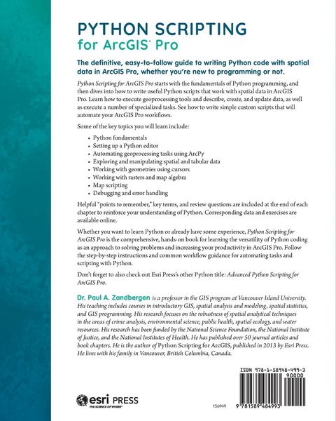 Produktbild: Python Scripting for ArcGIS Pro