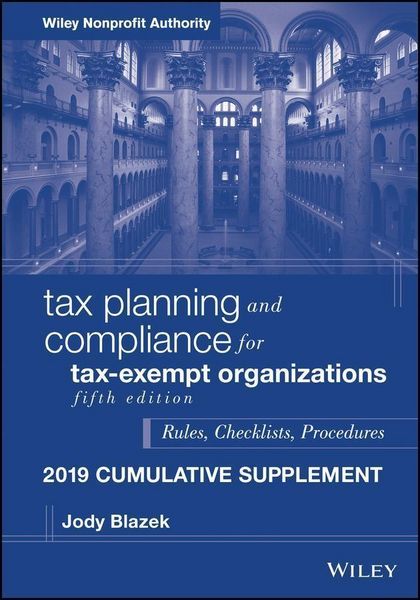 Produktbild: Tax Planning and Compliance for Tax-Exempt Organizations