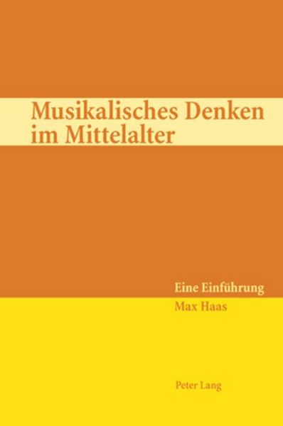 Produktbild: Musikalisches Denken im Mittelalter