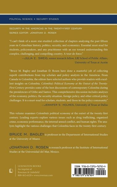 Produktbild: Colombia's Political Economy at the Outset of the Twenty-Fir