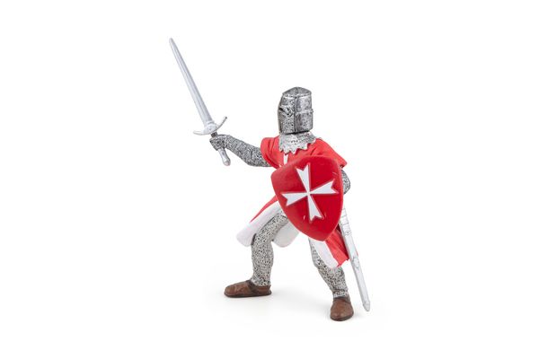 Produktbild: Spielfigur Ritter der Malteser rot 10cm
