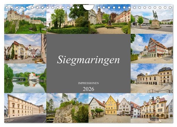 Produktbild: Sigmaringen Impressionen (Wandkalender 2026 DIN A4 quer), CALVENDO Monatskalender