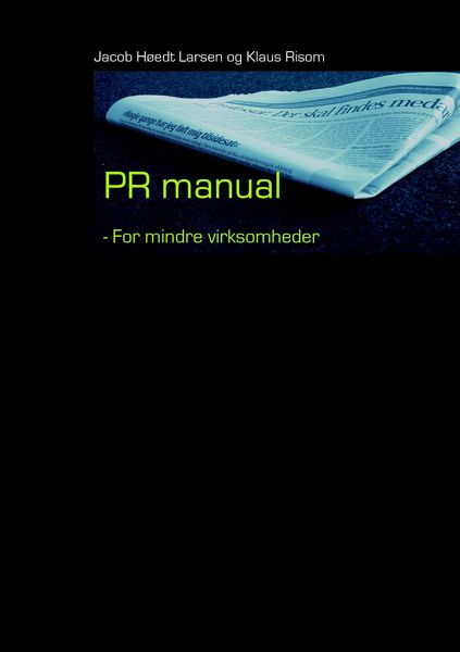 Produktbild: PR-manual for mindre virksomheder