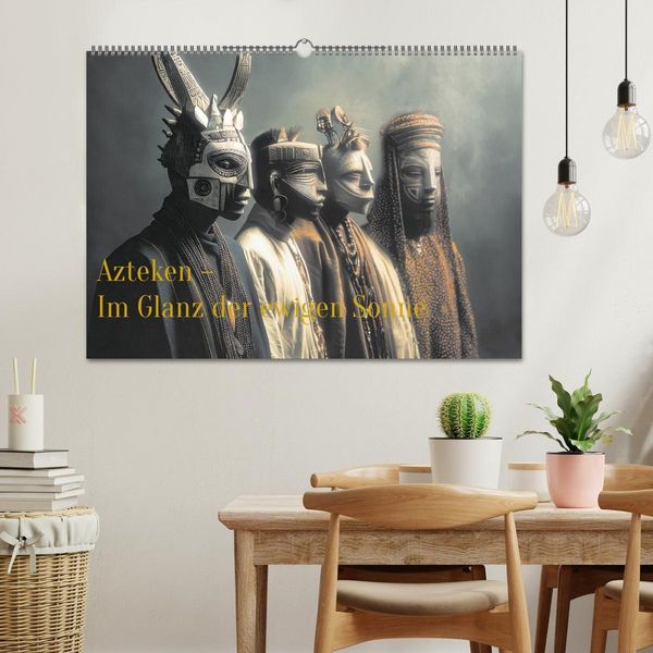 Produktbild: Azteken - Im Glanz der ewigen Sonne (Wandkalender 2027 DIN A2 quer), CALVENDO Monatskalender