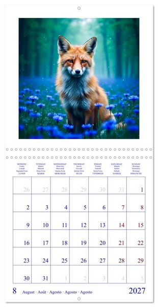 Produktbild: The Forest Fellowship (Wall Calendar 2027 12 &times; 12 Inch) CALVENDO 12 Month Wall Calendar