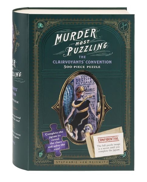 Produktbild: Murder Most Puzzling: The Clairvoyants' Convention 500-Piece Puzzle