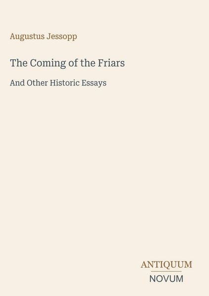 Produktbild: The Coming of the Friars