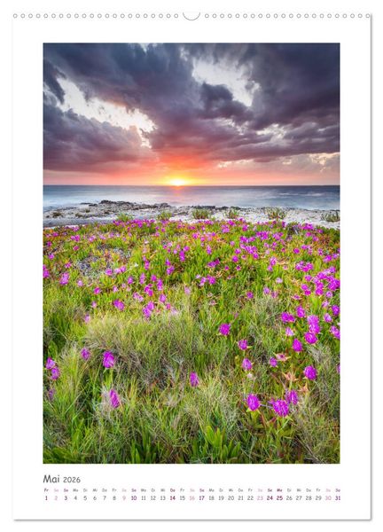 Produktbild: peaceful silence - einsame Landschaften (hochwertiger Premium Wandkalender 2026 DIN A2 hoch), Kunstdruck in Hochglanz