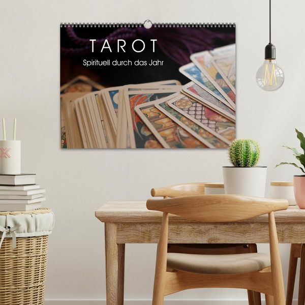 Produktbild: Tarot. Spirituell durch das Jahr (Wandkalender 2026 DIN A3 quer), CALVENDO Monatskalender