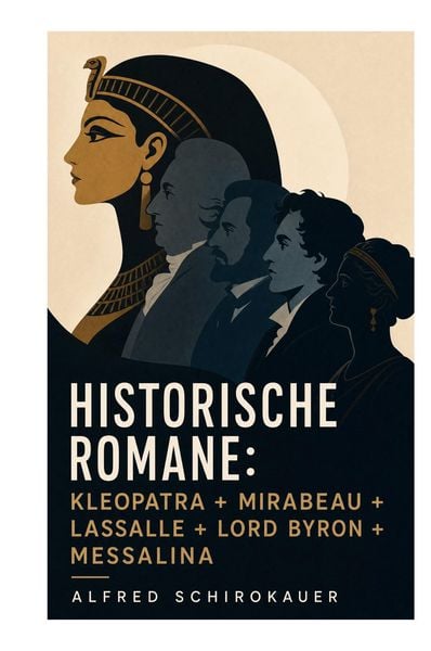 Produktbild: Historische Romane: Kleopatra + Mirabeau + Lassalle + Lord Byron + Messalina