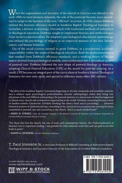 Produktbild: The Professionalization of Pastoral Care