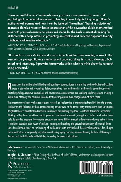 Produktbild: Early Childhood Mathematics Education Research