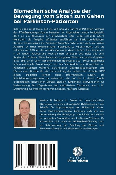 Produktbild: Biomechanische Analyse der Bewegung vom Sitzen zum Gehen bei Parkinson-Patienten