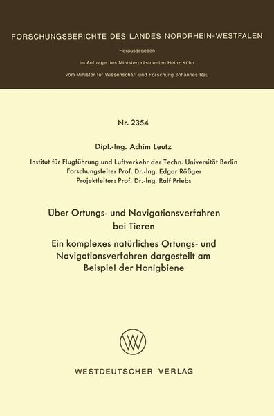 Produktbild: &Uuml;ber Ortungs- und Navigationsverfahren bei Tieren