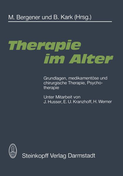 Produktbild: Therapie im Alter