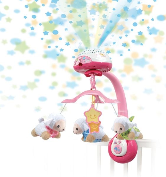 Produktbild: Schäfchen-Mobile pink