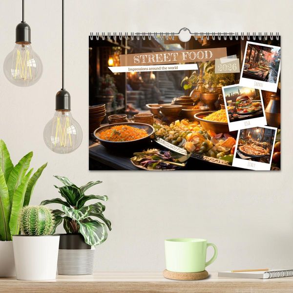 Produktbild: STREET FOOD Impressions around the world (Wall Calendar 2026 DIN A4 landscape), CALVENDO 12 Month Wall Calendar