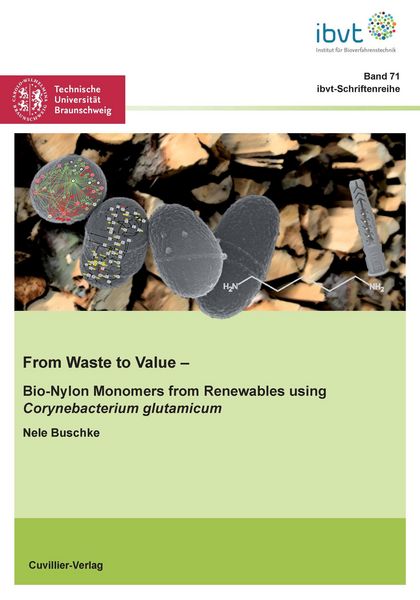 Produktbild: From Waste to Value (Band 71). Bio-Nylon Monomers from Renewables using Corynebacterium glutamicum
