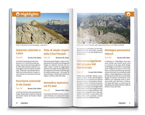 Produktbild: KOMPASS guida escursionistica Val Gardena, Val di Funes, Alpe di Siusi, 55 itinerari