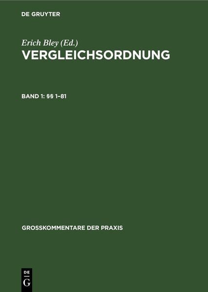 Produktbild: &sect;&sect; 1&ndash;81
