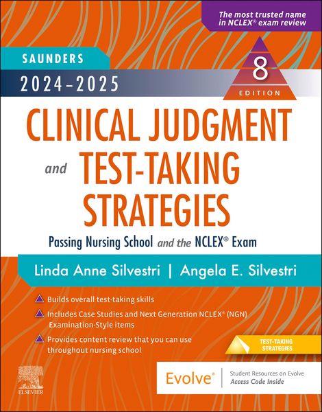 Produktbild: 2024-2025 Saunders Clinical Judgment and Test-Taking Strategies - E-Book