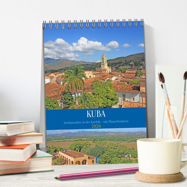 Produktbild: Kuba - Inselparadies in der Karibik (Tischkalender 2026 DIN A5 hoch), CALVENDO Monatskalender