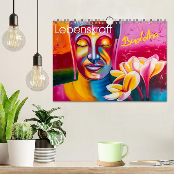 Produktbild: Lebenskraft Buddha (Wandkalender 2026 DIN A4 quer), CALVENDO Monatskalender