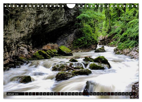 Produktbild: Ausflugsziele rund um Isny (Wandkalender 2026 DIN A4 quer), CALVENDO Monatskalender