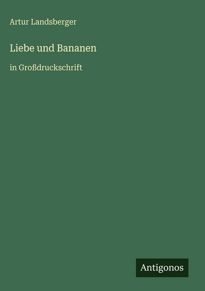 Produktbild: Liebe und Bananen