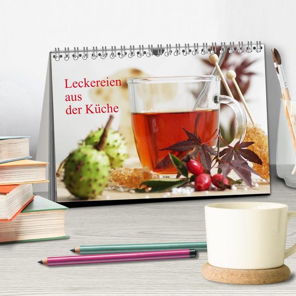 Produktbild: Leckereien aus der K&uuml;che CH - Version (Tischkalender 2026 DIN A5 quer), CALVENDO Monatskalender
