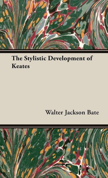 Produktbild: The Stylistic Development of Keates