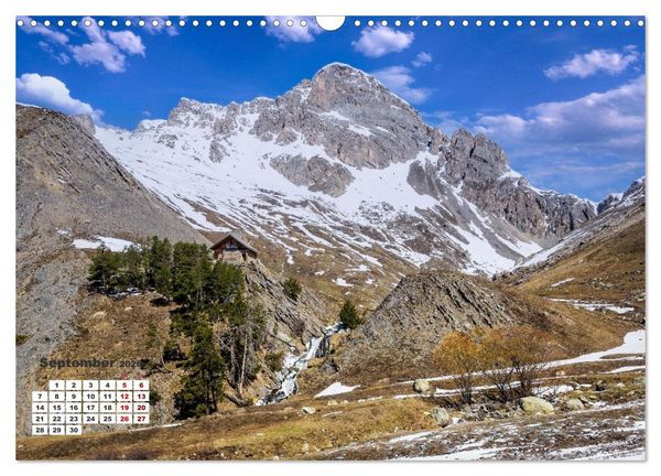Produktbild: The French Alps, on the trail of the marmot (Wall Calendar 2026 DIN A3 landscape), CALVENDO 12 Month Wall Calendar
