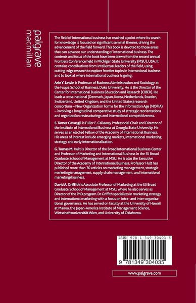 Produktbild: Thought Leadership in Advancing International Business Research