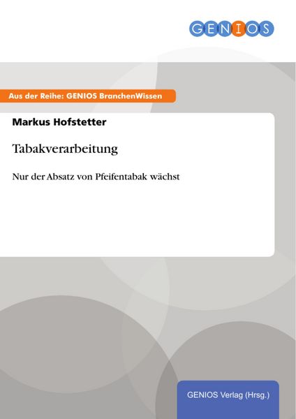 Produktbild: Tabakverarbeitung