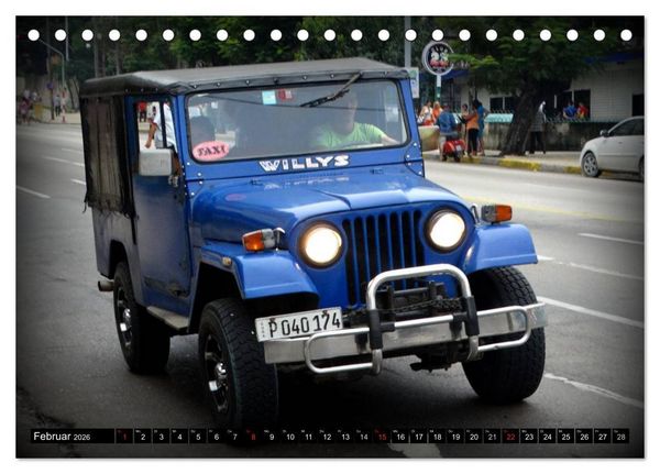 Produktbild: Auto-Legenden: WILLYS (Tischkalender 2026 DIN A5 quer), CALVENDO Monatskalender