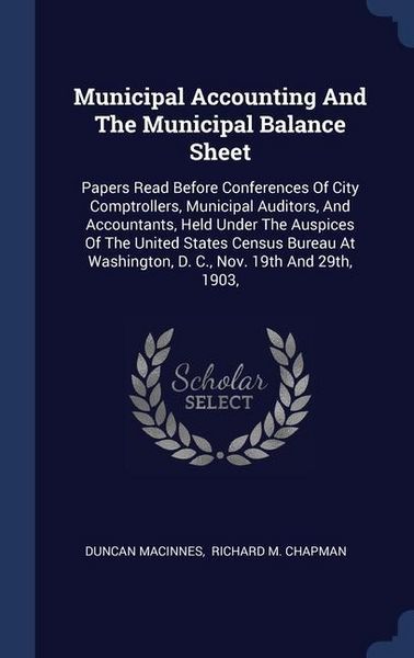 Produktbild: Municipal Accounting And The Municipal Balance Sheet