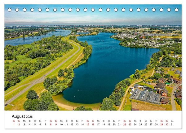 Produktbild: Hamburger Ansichten (Tischkalender 2026 DIN A5 quer), CALVENDO Monatskalender