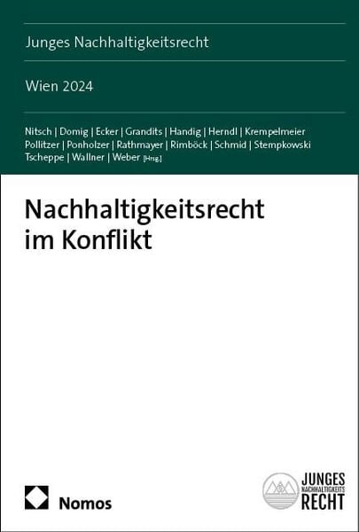 Produktbild: Nachhaltigkeitsrecht im Konflikt
