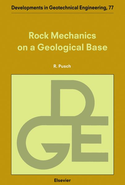 Produktbild: Rock Mechanics on a Geological Base