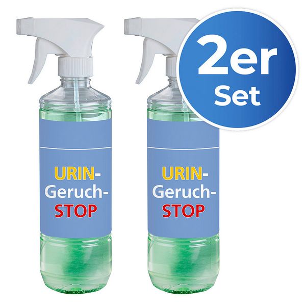 Produktbild: Urin-Geruch-Stopp Mensch, 2er Set , 2 x 500 ml Geruchsentferner