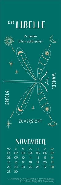 Produktbild: Krafttiere Lesezeichen & Kalender 2027