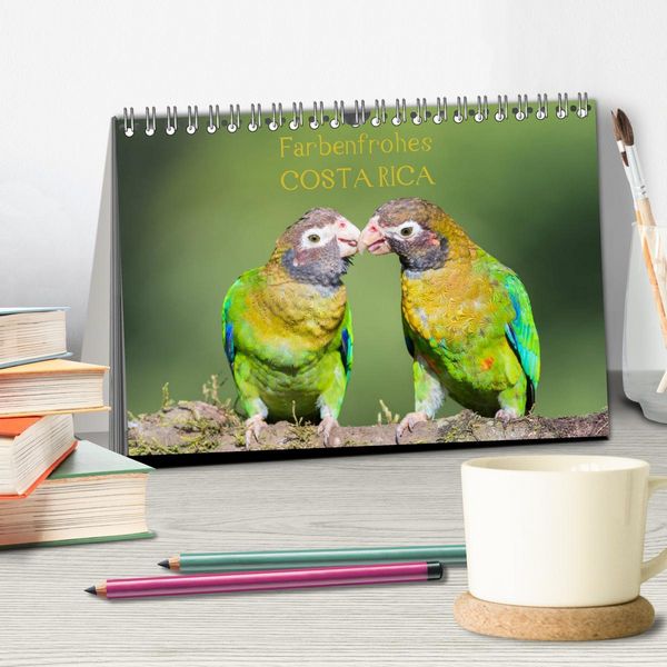 Produktbild: Farbenfrohes Costa Rica (Tischkalender 2026 DIN A5 quer), CALVENDO Monatskalender